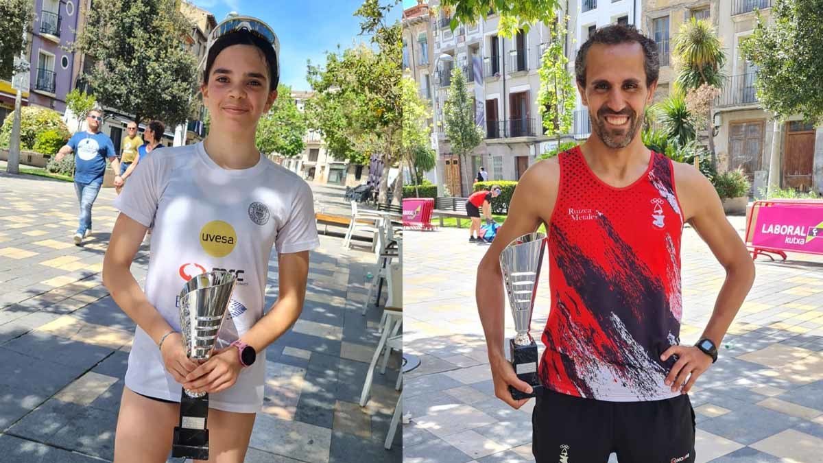Marta Lainez e Iván Muñoz ganadores de la Carrera Popular Vuelta a la Mejana 2024