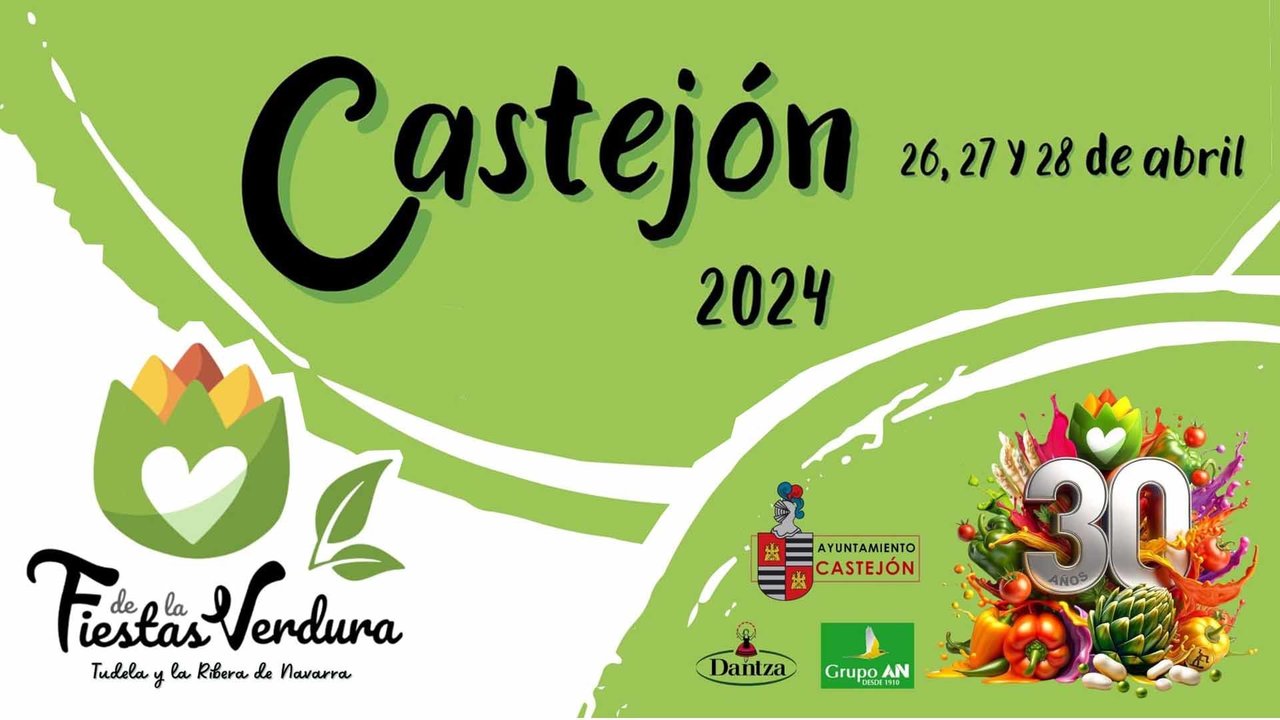 Programa de las Fiestas de la Verdura en Castejón 2024